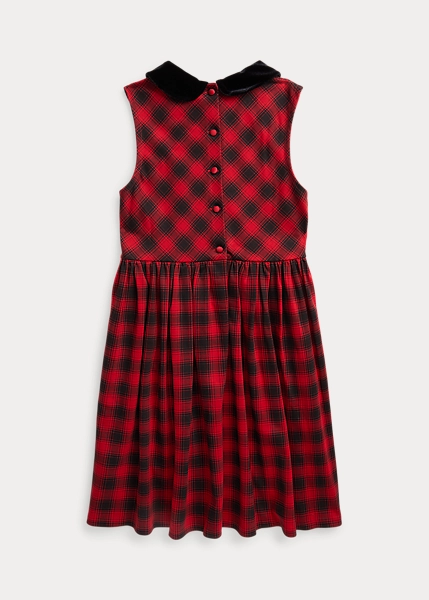 Robe à Carreaux En Jersey Ponte Stretch 2 Robe à Carreaux En Jersey Ponte Stretch – Image 2