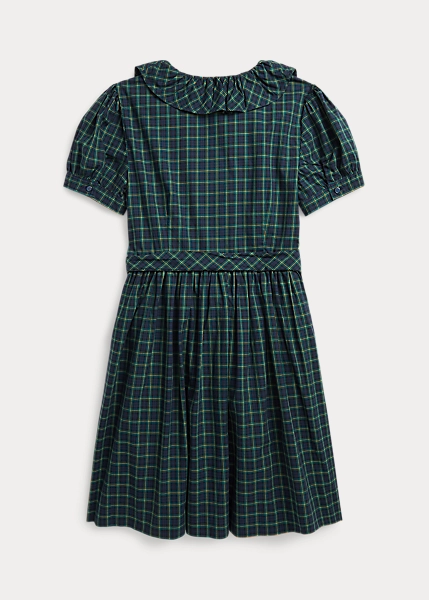 Robe Portefeuille à Motif écossais Coton 2 Robe Portefeuille à Motif écossais Coton – Image 2