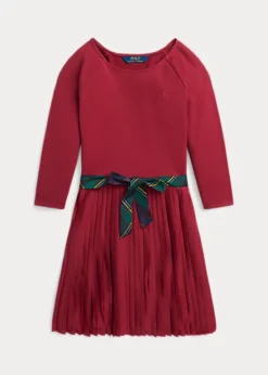 Robe Plissée En Jersey Stretch