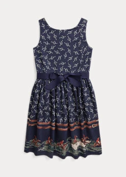 Robe à Motif équestre En Sergé