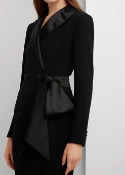 Robe De Cocktail à Manches Longues Crêpe -LOLY Femme Vetements Magasin s7 1493420 alternate4