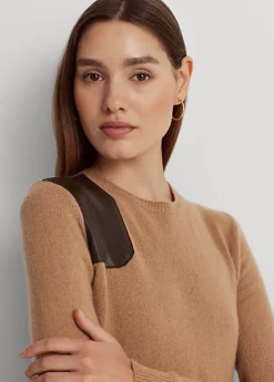 Robe En Cuir Vegan, Laine Et Cachemire 9 Robe En Cuir Vegan, Laine Et Cachemire -LOLY Femme Vetements Magasin s7 1493581 alternate4