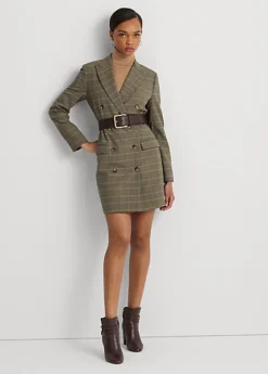 Robe écossaise à Carreaux Sergé De Laine -LOLY Femme Vetements Magasin s7 1493620 alternate1