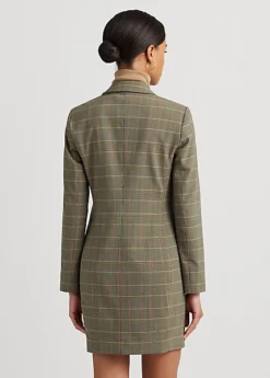 Robe écossaise à Carreaux Sergé De Laine -LOLY Femme Vetements Magasin s7 1493620 alternate3