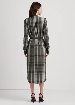 Robe-chemise écossaise Volants Georgette 8 Robe-chemise écossaise Volants Georgette -LOLY Femme Vetements Magasin s7 1494032 alternate3