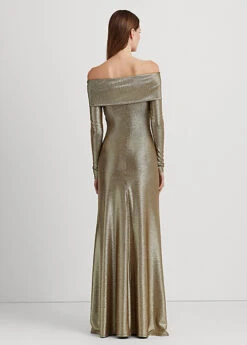 Robe épaules Dégagées Maille Métallisée -LOLY Femme Vetements Magasin s7 1494075 alternate3