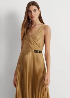 Robe Cocktail Mousseline Soie Métallisée -LOLY Femme Vetements Magasin s7 1494076 alternate1