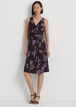 Robe Sans Manches Col En V Croisé Jersey -LOLY Femme Vetements Magasin s7 1494215 alternate5