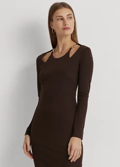 Robe En Jersey à Découpes Et Chaînes -LOLY Femme Vetements Magasin s7 1494216 alternate1