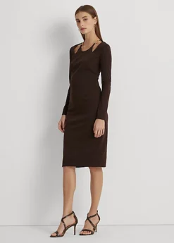 Robe En Jersey à Découpes Et Chaînes