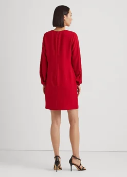 Robe Bordure Logo Georgette Double Face -LOLY Femme Vetements Magasin s7 1494219 alternate3