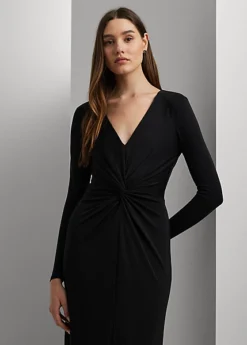 Robe De Soirée Croisée En Jersey Stretch -LOLY Femme Vetements Magasin s7 1494222 alternate1