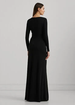 Robe De Soirée Croisée En Jersey Stretch -LOLY Femme Vetements Magasin s7 1494222 alternate3