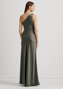 Robe Asymétrique En Charmeuse De Satin 8 Robe Asymétrique En Charmeuse De Satin -LOLY Femme Vetements Magasin s7 1494228 alternate3