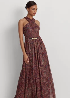 Robe Dos Nu Mousseline Soie Métallisée -LOLY Femme Vetements Magasin s7 1494236 alternate1