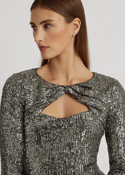 Robe De Cocktail Croisée à Sequins -LOLY Femme Vetements Magasin s7 1494237 alternate4