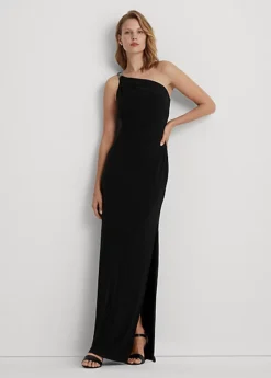 Robe De Soirée Asymétrique Jersey