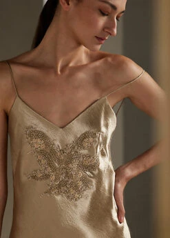 Robe De Cocktail Rebekka Satin Décorée 10 Robe De Cocktail Rebekka Satin Décorée -LOLY Femme Vetements Magasin s7 1499829 alternate4