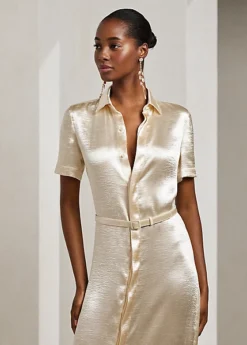 Robe De Soirée Symon En Satin Martelé -LOLY Femme Vetements Magasin s7 1499841 alternate1