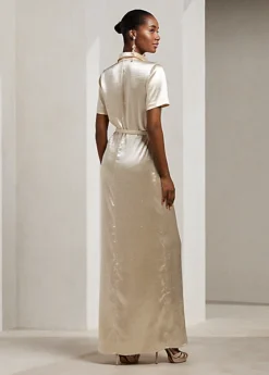 Robe De Soirée Symon En Satin Martelé -LOLY Femme Vetements Magasin s7 1499841 alternate3