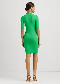 Robe-pull Polo Côtelée 9 Robe-pull Polo Côtelée -LOLY Femme Vetements Magasin s7 1500513 alternate3