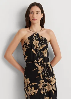 Robe Dos Nu Fleurie En Georgette -LOLY Femme Vetements Magasin s7 1500658 alternate1