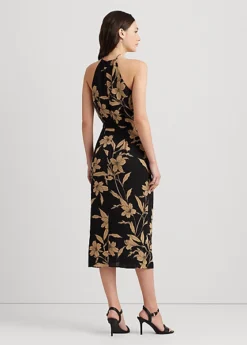 Robe Dos Nu Fleurie En Georgette -LOLY Femme Vetements Magasin s7 1500658 alternate3