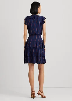 Robe En Jersey à Volants Et Motif -LOLY Femme Vetements Magasin s7 1500739 alternate3