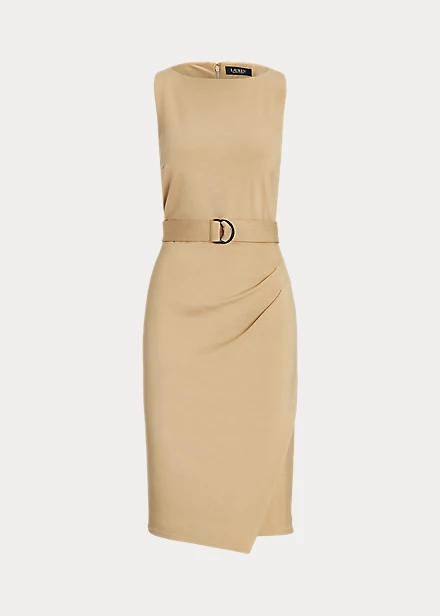 Robe Ceinturée Sans Manches Jersey Ponte 2 Robe Ceinturée Sans Manches Jersey Ponte – Image 2