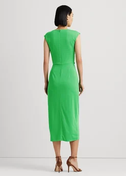 Robe En Jersey Stretch Nouée Devant -LOLY Femme Vetements Magasin s7 1502752 alternate3