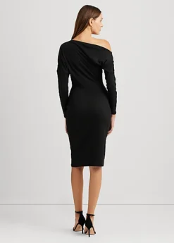 Robe Aux épaules Dégagées Avec Boutons 8 Robe Aux épaules Dégagées Avec Boutons -LOLY Femme Vetements Magasin s7 1502754 alternate3