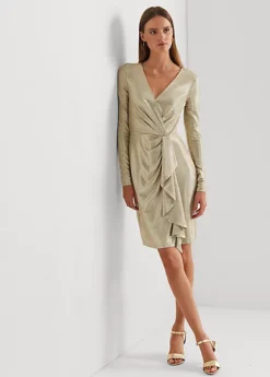 Robe De Cocktail à Col En V Croisé