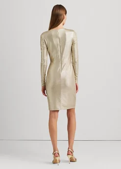 Robe De Cocktail à Col En V Croisé 9 Robe De Cocktail à Col En V Croisé -LOLY Femme Vetements Magasin s7 1502766 alternate3