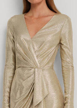 Robe De Cocktail à Col En V Croisé 10 Robe De Cocktail à Col En V Croisé -LOLY Femme Vetements Magasin s7 1502766 alternate4