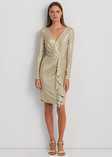 Robe De Cocktail à Col En V Croisé 6 Robe De Cocktail à Col En V Croisé – Image 6