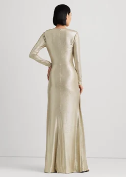 Robe Du Soir Croisée à Manches Longues -LOLY Femme Vetements Magasin s7 1502770 alternate3