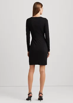 Robe De Cocktail Plissée Jersey Stretch -LOLY Femme Vetements Magasin s7 1502771 alternate3