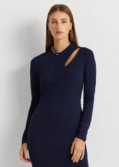Robe De Cocktail à Chaîne En Jersey -LOLY Femme Vetements Magasin s7 1502781 alternate1