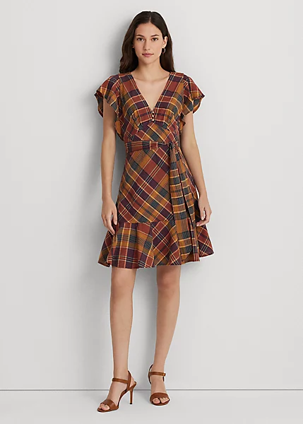 Robe Ceinturée En Coton Madras 1 Robe Ceinturée En Coton Madras