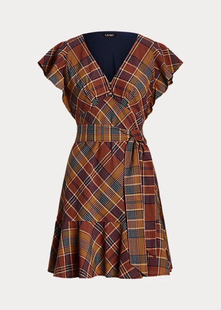 Robe Ceinturée En Coton Madras 2 Robe Ceinturée En Coton Madras – Image 2