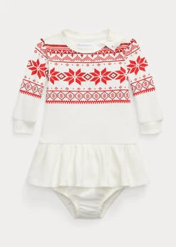 Robe Et Bloomer Fair Isle Tricot Gaufré