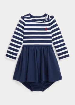 Robe Rayée Et Bloomer En Jersey Ponte