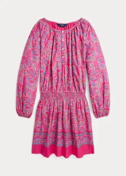 Robe En Batiste De Coton Motif Cachemire