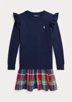 Robe En Molleton Et Jupe Madras