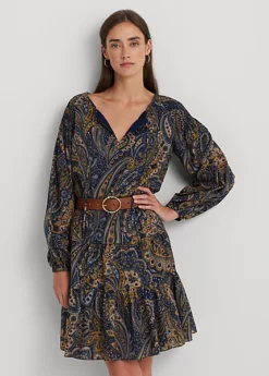 Robe Gitane Motif Cachemire Voile Coton 7 Robe Gitane Motif Cachemire Voile Coton -LOLY Femme Vetements Magasin s7 1504263 alternate1